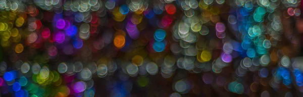 Night lights bokeh background, defocused bokeh lights, blurred b — Stock Photo, Image