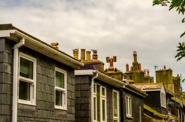 Tipik İngiliz mimari, konut içinde bir satır alo