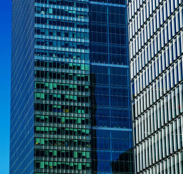 Modern iş gökdelenler, yüksek cam binalar, modern archit