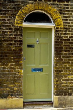 şık bir Konut Binası, ilginç bir facad girişine