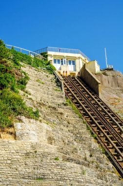 Cliff demiryolu, füniküler kablosu Asansör demiryolu, deniz VILL