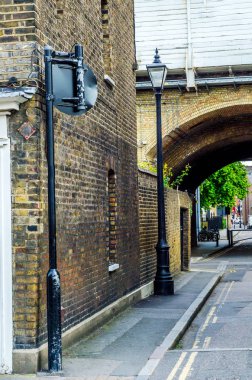 Tipik İngiliz mimari, konut içinde bir satır alo