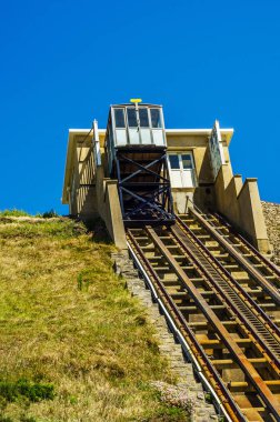 Cliff demiryolu, füniküler kablosu Asansör demiryolu, deniz VILL