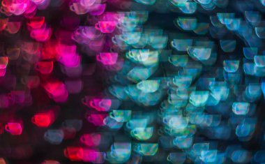 Farklı renkli fincan kahve, abstr ile güzel arka plan