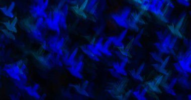 Farklı renkli uğultu kuş, abstra ile güzel arka plan