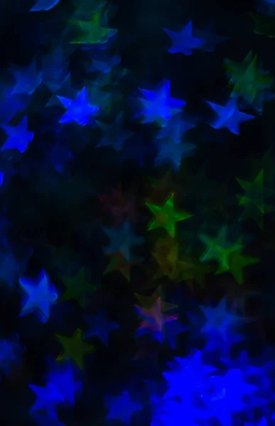 Yıldız, soyut backg güzel arka plan ile farklı renkli — Stok fotoğraf
