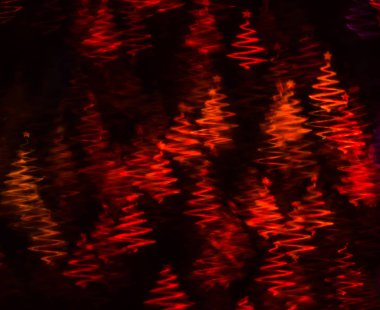 Güzel arka plan ile farklı renkli Noel ağacı, abs