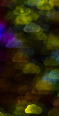 Farklı renkli bulut, soyut bac ile güzel arka plan