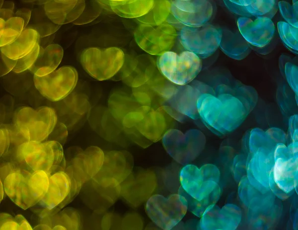 Πανέμορφο φόντο με διαφορετικές χρωματιστές καρδιά, αφηρημένη bac — Φωτογραφία Αρχείου