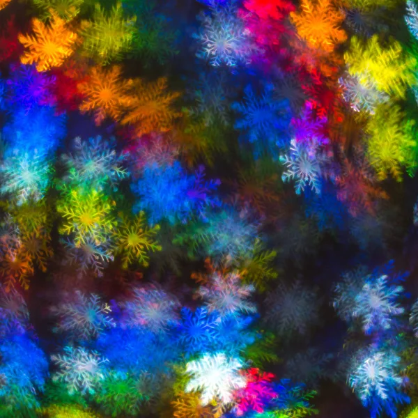 Gyönyörű különböző színű hópehely, absztrakt háttér — Stock Fotó