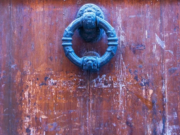 Kapı tokmağı pirinç bir dekorasyon, güzel entr şeklinde ile