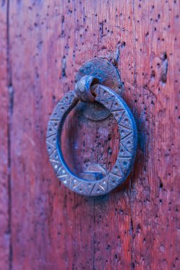 Kapı tokmağı pirinç bir dekorasyon, güzel entr şeklinde ile