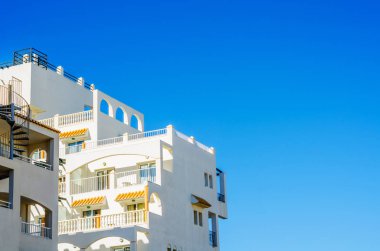 Şık balkon korkuluk, bir metal katı mimari elemen