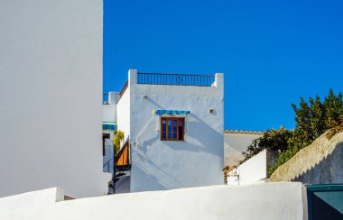 Şık balkon korkuluk, bir metal katı mimari elemen