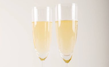 bir cam, yeni bir kutlama, Festival şekilde lüks şampanya