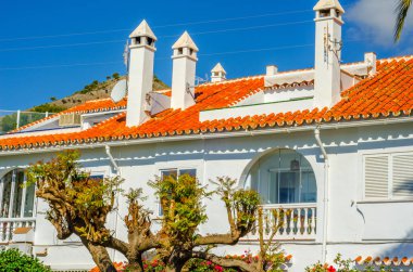 Şık balkon korkuluk, bir metal katı mimari elemen