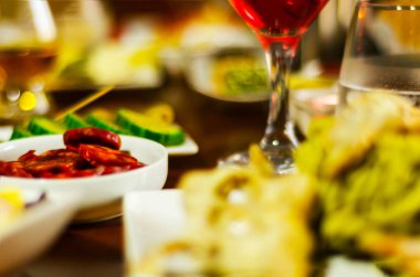 makarna, et ve sos, İtalyan yemek, hızlı ve sı ile lezzetli yemek