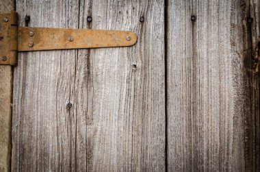 Ahşap doku. Metal öğeleri ahşap doku. Backgrou