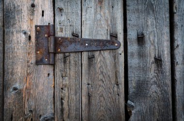 Ahşap doku. Metal öğeleri ahşap doku. Backgrou