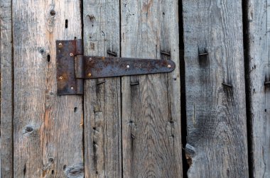 Ahşap doku. Metal öğeleri ahşap doku. Backgrou