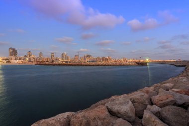 Yat Club.Ashdod İsrail. Akşam görünümü