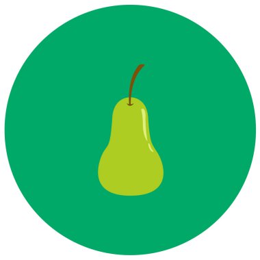 Armut renk arka plan üzerinde izole trendy düz stil şirin simgesinde. Şükran günü simgesi tasarım, logo, UI. Vektör çizim, Eps10. Düz stil.