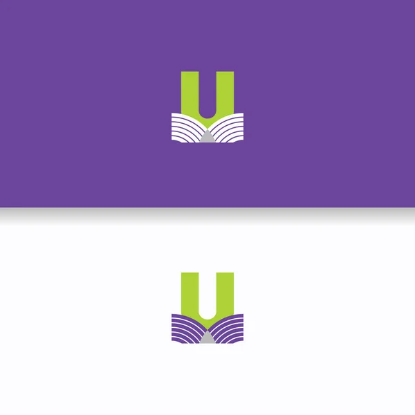 Mektup U logo, marka, kitap, kavram, şirket, iş, eğitim, okul, zarif, endüstriyel, yazdırma,