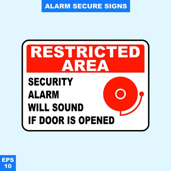 Alarma Emergencia Señales Alerta Seguridad Versión Estilo Vectorial Fácil Usar — Archivo Imágenes Vectoriales