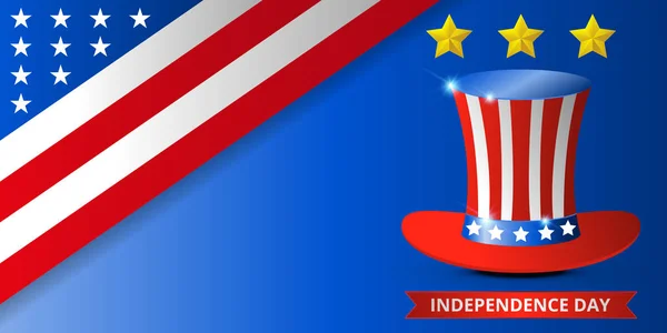 Feliz Dia Independência Dos Eua Julho Design Para Saudação Venda — Vetor de Stock