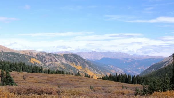 Vue aérienne des montagnes Rocheuses — Video