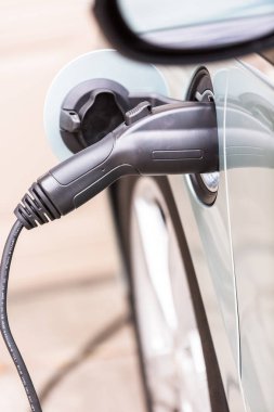 Elektrikli otomobil görünümü