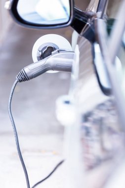 Elektrikli otomobil görünümü