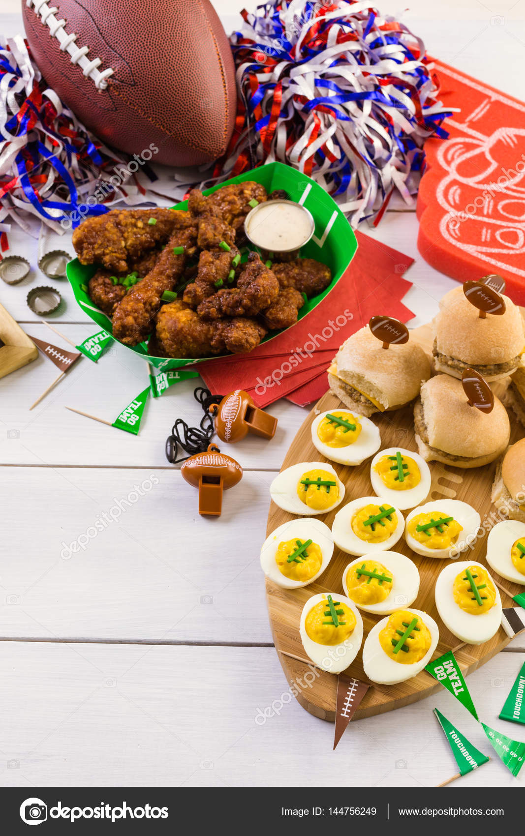 Snacks for watching football game Stock Photo by ©urban_light 144756249