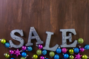 Satışı işareti yakın çekim