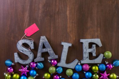 Satışı işareti yakın çekim