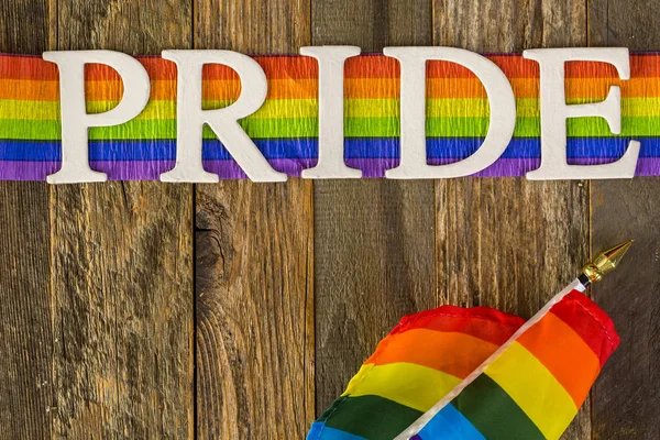 Gay pride sign — Stock Photo, Image