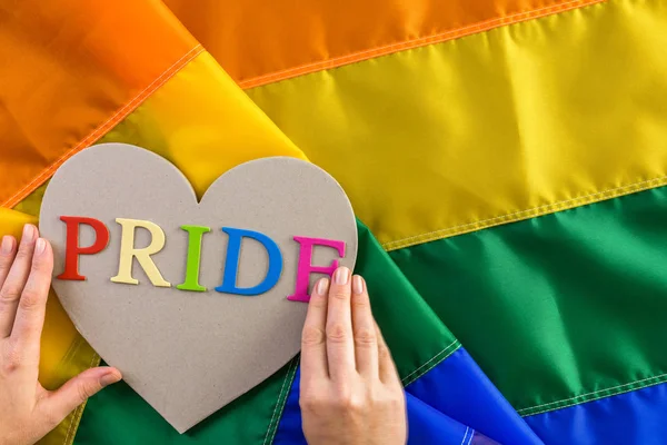 Gay pride σημάδι — Φωτογραφία Αρχείου