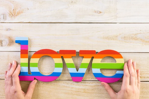 stock image Gay pride sign