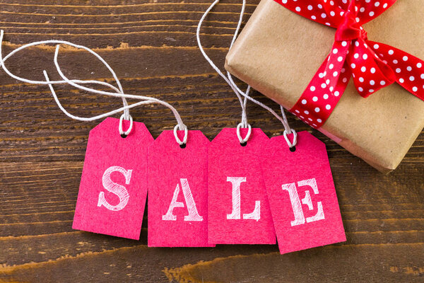 Sale Sign Closing Up
