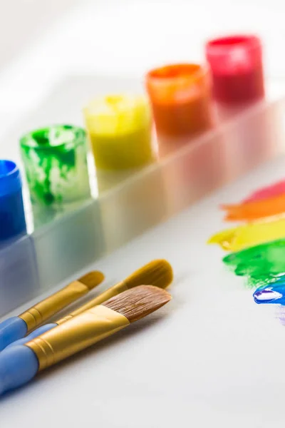 Colorful Art supplies — Stock Photo, Image