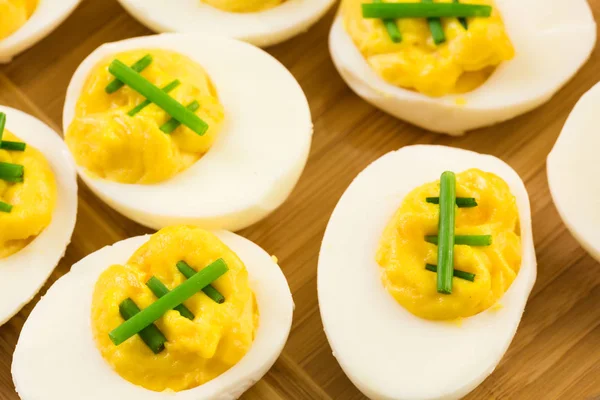 Labdarúgás Deviled tojás — Stock Fotó