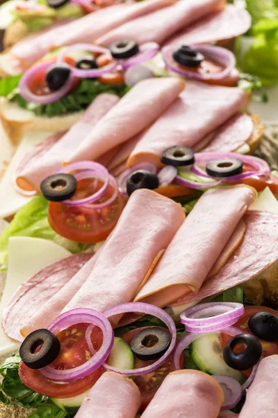 Frische Sandwiches — Stockfoto