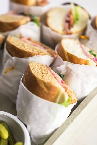 Friss sub, szendvics — Stock Fotó