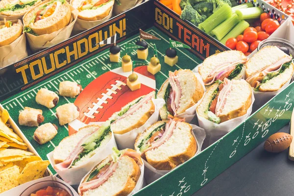 Estadio de fútbol Snack — Foto de Stock