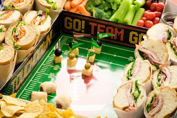 Estadio de fútbol Snack — Foto de Stock