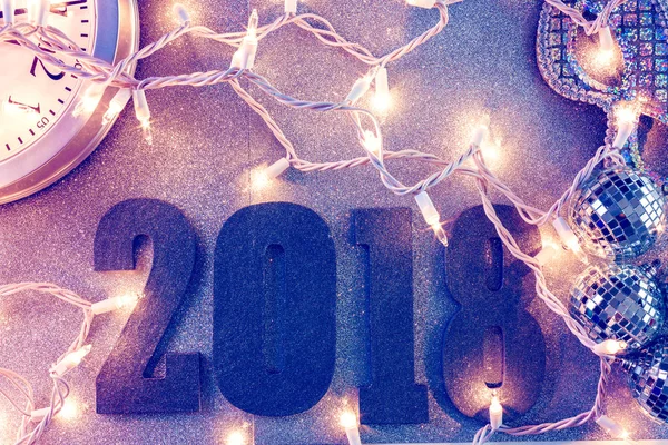 New Year Eve decoraties — Stockfoto