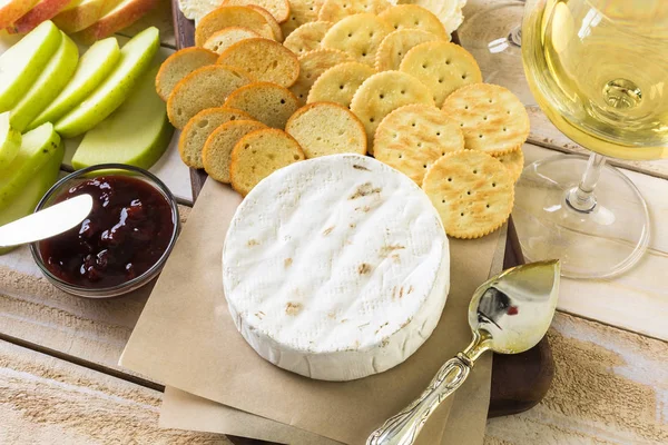 Brie cheese close up — Stock Photo, Image