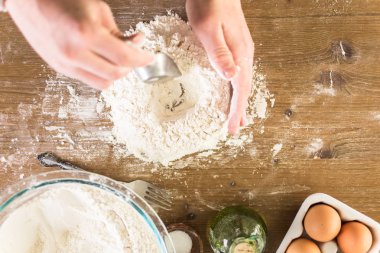 Yapılmış makarna hazırlama