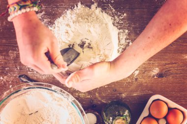 Yapılmış makarna hazırlama