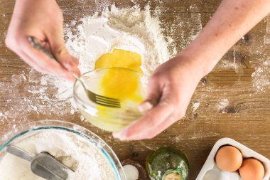 Yapılmış makarna hazırlama